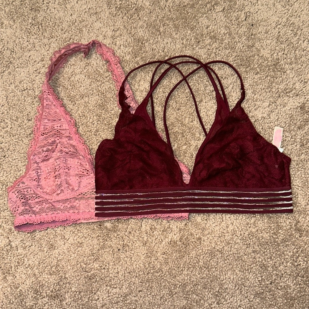 Victoria Secret Lace Bralette Set XS